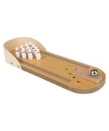NEW Wooden Mini Desktop Bowling Game - Premium Material for Kids Great G... - £8.88 GBP