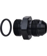 Evil Energy 8An Flare To 8An Orb Male Fuel Rail Adapter Fitting Black 2Pcs - $49.24 CAD