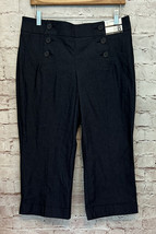 New York &amp; Company Stretch Crop Straight Uptown Rise Blue Chambray Size ... - $20.00