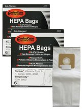EnviroCare Replacement HEPA Filtration Vacuum Cleaner Dust Bags for Ricc... - £20.98 GBP