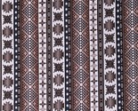 Cotton Southwestern Stripes Aztec White Tucson Fabric Print by Yard D366.55 - $12.95