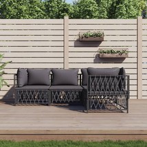 Garden Lounge Set Anthracite, Dark Grey - $13,798.74 MXN