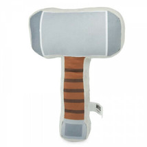 Marvel Comics Thor&#39;s Hammer Mjolnir Shaped Plush Squeaky Dog Toy Multi-Color - £19.96 GBP
