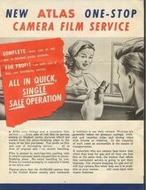 Atlas Film Service Brochure 1947 Gasoline Service Stations Opportunity - $13.86