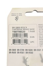 Shimano R55C4 Brake Shoe Set BR-5800 105 Road Bike Pads Made Japan image 6