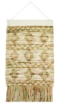 New Boho Wall Hanging Woolen Modern Hand Woven Tassel Tapestry 16x32" - $44.04