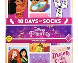 Disney Princesa 10 Días de Calcetines En Interactiva Caja Regalo Edad 2-... - £10.57 GBP