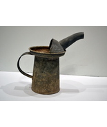 Oil Can, # 881, galvanized oil can, vintage oil can - $18.95