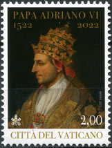 Vatican 2022. 500th Anniversary of the Election of Pope Adrian VI (MNH OG) Stamp - £6.15 GBP