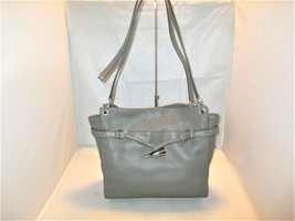 DKNY Cindy East/West Pebble Leather Tote $298 Grey  -  #2570 - $39.58
