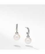 David Yurman Solari Hoop Earrings with Diamond and Freshwater Pearl - £383.22 GBP
