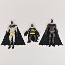 DC Comic Movie Masters The Dark Knight Batman 3 &amp; 4&quot; Action Figure Mattel + Cape - £9.30 GBP