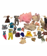 Vintage Barbie Clothes 65 Pieces Outfits Western Fringe Hawaiian Shirt 8... - $93.14