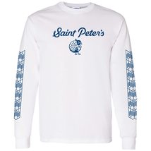 AL1359 - St Peters University Peacock Power Stripe Long Sleeve T Shirt -... - £35.83 GBP