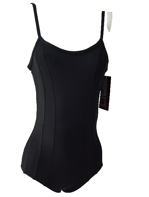 Eurotard 33815 Black Adison Microfiber Dance Leotard Womens Adult L (10-... - $14.24