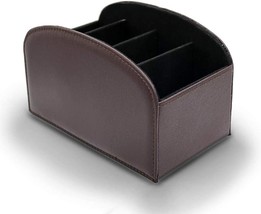 Pu Leather Control Caddy With 4 Roomy Compartments By Fosinz Tv Media, 1). - £35.16 GBP