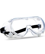 Anti-Fog Protective Safety Goggles Clear Lens (QTY 3) - £14.69 GBP