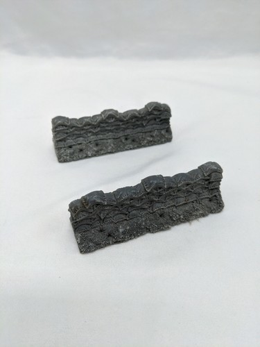 Lot Of (2) Ceramic Minature RPG Wargaming Sandbag Acessory Terrain Scenery - $12.03