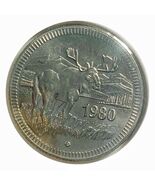 1980 Jasper Alberta Trade Dollar Token Coin Canada cL12 - $6.90 CAD