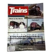 Trains Magazine of Railroading March 1984 u  Hot to Paint K4s Sierra Ste... - £10.35 GBP