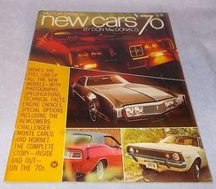 Motor Trends  Magazine  New Cars 1970 Don MacDonald Automobiles Mustang Hornet - £9.44 GBP
