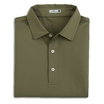 NWT Genteal Mens Size Large Olive Green Solid Performance Polo Top NEW - $41.15