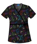 Cherokee H.Q. Scrub Top Curious George Print Medium NWT - €21,47 EUR Cherokee H.Q. Scrub Top Curious George Print Medium NWT - €21,47 EUR