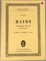 Edition Eulenburg No. 557 HAYDN Symphony  No. 63 C major Miniature Scores - £7.95 GBP