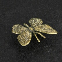 Brass Butterfly Figurine, Miniature, Desktop Ornament, Home Decoration, ... - £17.31 GBP