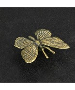 Brass Butterfly Figurine, Miniature, Desktop Ornament, Home Decoration, ... - $18.00