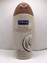 Softsoap Body Butter Coconut Scrub Moisturizing Body Wash Daily Luminosi... - £11.78 GBP
