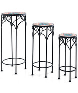 Decorative Flower Display Holder with Ceramic Top for Patio - £103.49 GBP