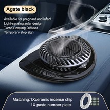 DINPHONE Solar Car Air Freshener Rotary Aroma Diffuser Auto Interior Accessories - £88.30 GBP