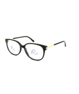 EyeBuyDirect JASMINE M Women&#39;s Eyeglasses Frame, Black / Gold. 50-15-135... - £15.86 GBP