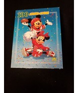 Golden Mickey &amp; Minnie 100 Piece Puzzle Disney Football Cheerleader Comp... - $145.87 MXN