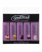 Goodhead Slick Head Glide Oral Gel Edible Lube 5 Pack Flavored C UPC Ake - £13.27 GBP