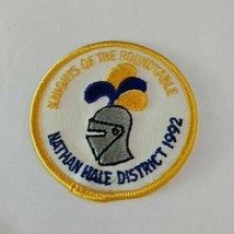 Knights Of The Round Table Nathan Hale District 1992 Patch Boy Scouts - £7.01 GBP