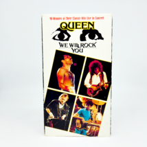 Queen We Will Rock You VHS 1992 Hi-Fi Stereo Freddie Mercury Live Concer... - $5.93