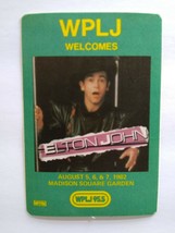 Elton John Backstage Pass Original 1982 Madison Square Garden Pop Rock Music - £9.39 GBP