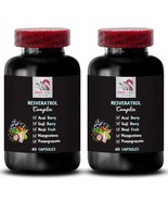 Black Cherry Fruit - RESVERATROL COMLEX - Nutrient support 2 Bottle 120 ... - $29.08
