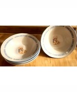 Vintage Tienshan Country Bear With Bow Cereal / Soup Bowl 7&quot; Stoneware S... - $19.44 CAD