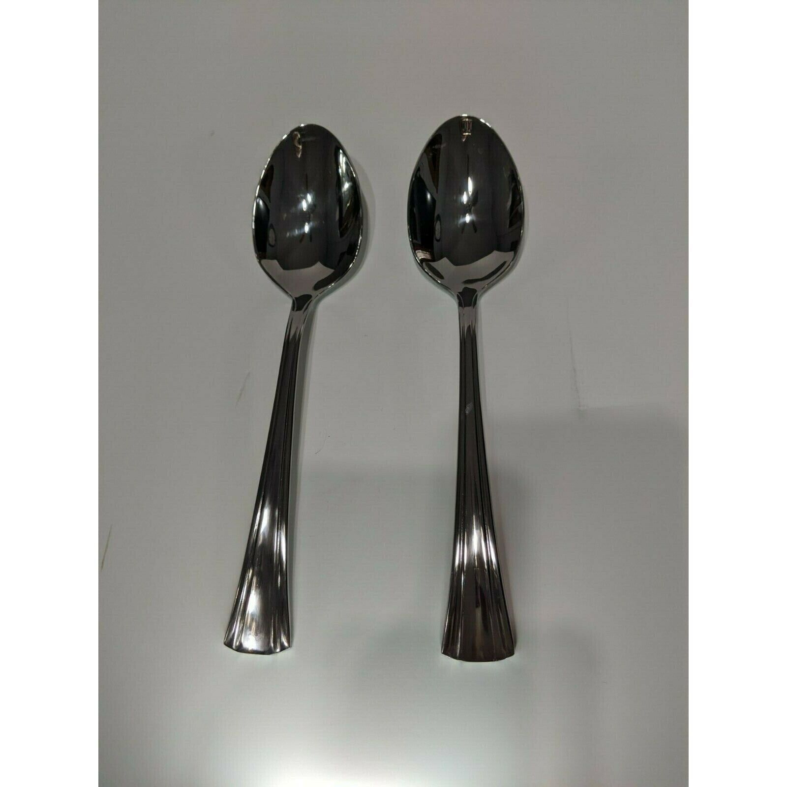 Primary image for Reed & Barton BROOKSHIRE 2 Solid Serving Spoon Stainless Flatware 8 3/4"