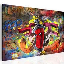 Tiptophomedecor Stretched Canvas Street Art - Graffiti Master - Stretched &amp; Fram - £63.94 GBP+