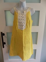 Lilly Pulitzer Yellow Nautical Knot Shift Dress Size 8 Women&#39;s EUC - £72.77 GBP