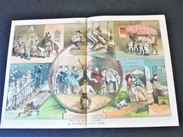 1881/82 The too much Married-Political Magazine Judge Centerfold Colored Art. - £23.81 GBP