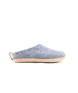 Woolly's Indoor Open Heel Slippers With Leather Sole (Denim) - 43 | Premium New  - $70.89 CAD