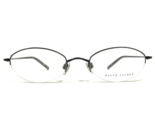 Ralph Lauren Eyeglasses Frames RL5003 9003 Black Round Half Rim 49-20-145 - £48.39 GBP