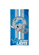 NFL Detroit Lions 3 Vertical Stripes Helmet Center Beach Towel 30&quot;x60&quot; - £21.57 GBP