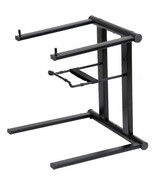 Strong Hold DJ Laptop Stand Shelf with Travel Bag Black - £26.72 GBP