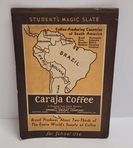 Vintage 1930&#39;s Advertising Ephemera - Caraja Coffee Student Magic Slate RARE! - £158.06 GBP
